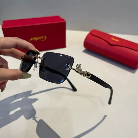 Cartier Women\'s Black Sunglasses main image 5